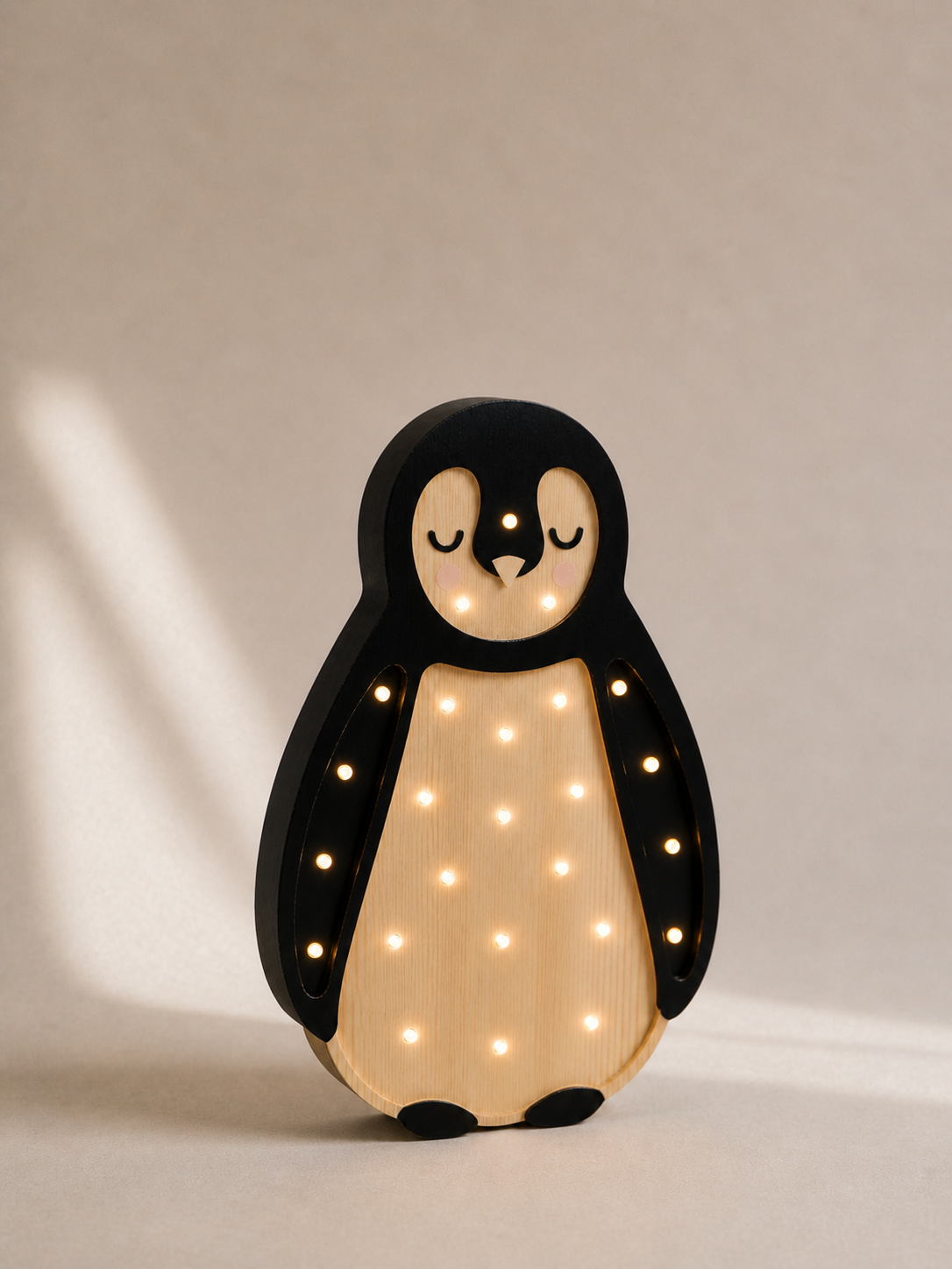 Little Lights Penguin Night Light | Arctic Wood