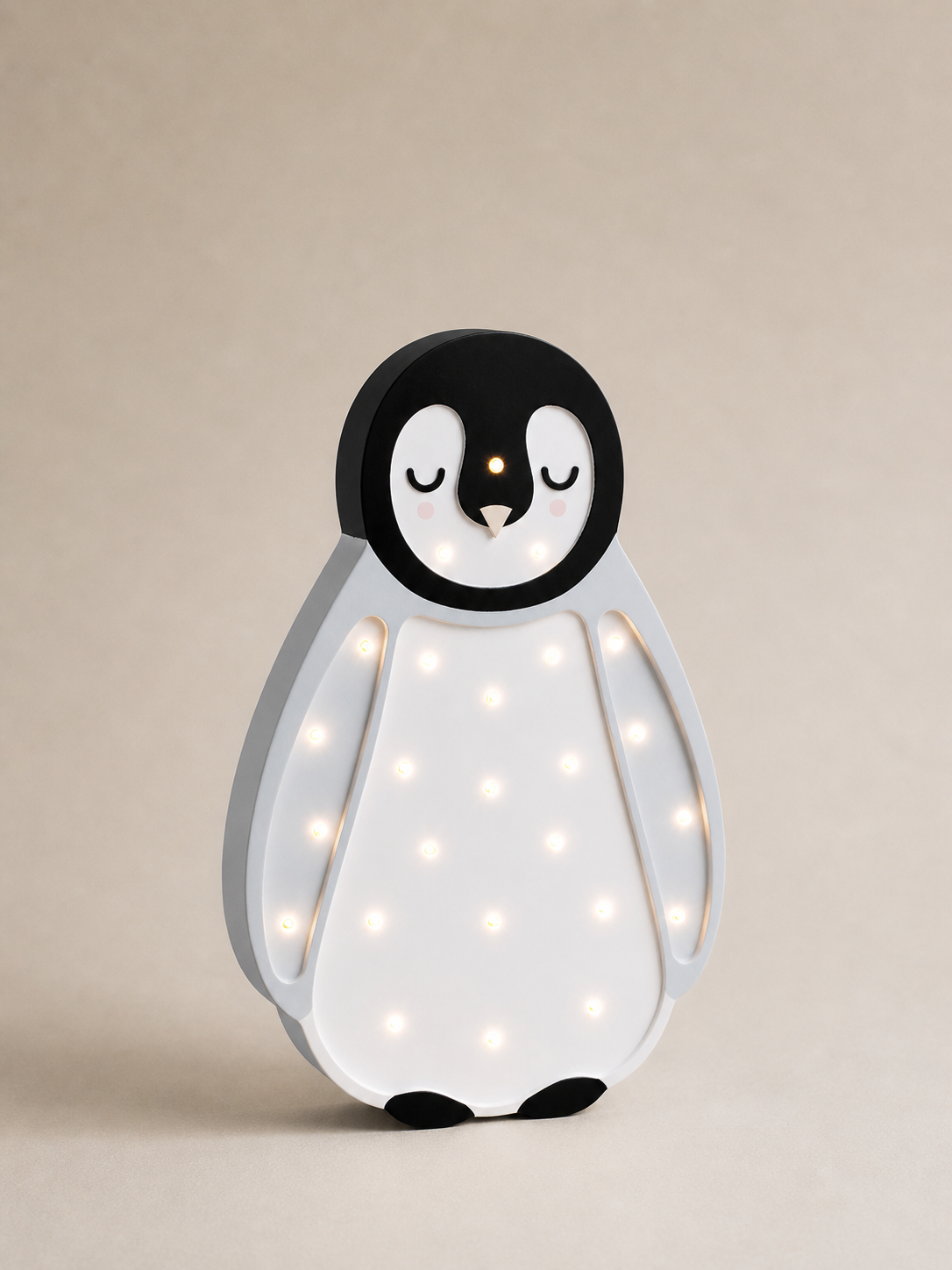 Little Lights Penguin Night Light | Light Gray
