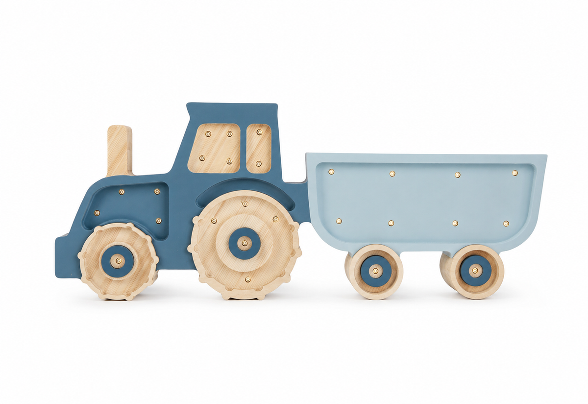 Little Lights Tractor Night Light  | Blue