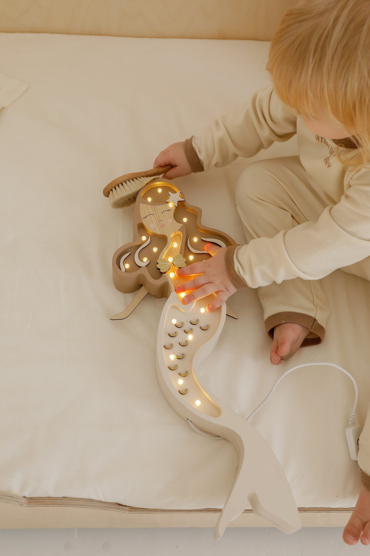 Little Lights Mermaid Night Light  | Coffee