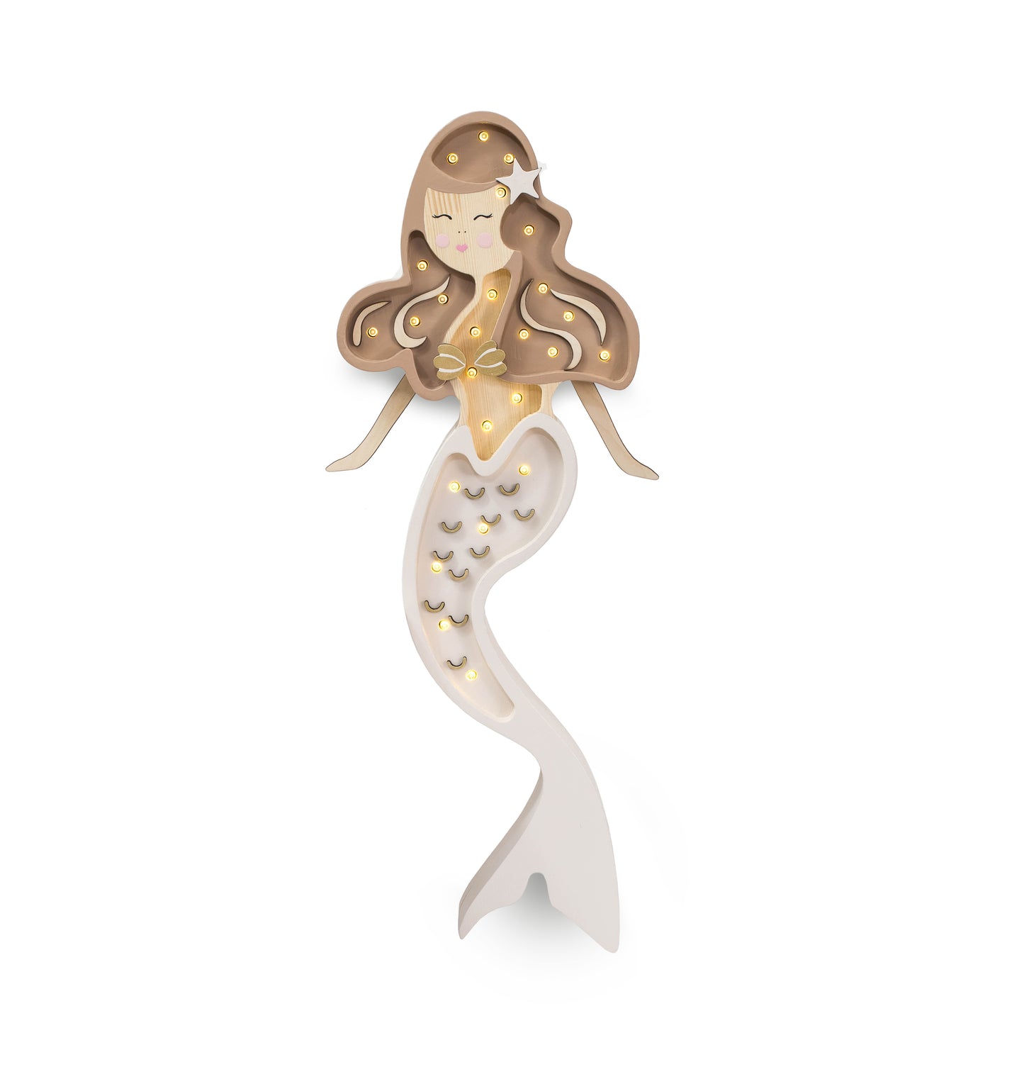 Little Lights Mermaid Night Light  | Coffee