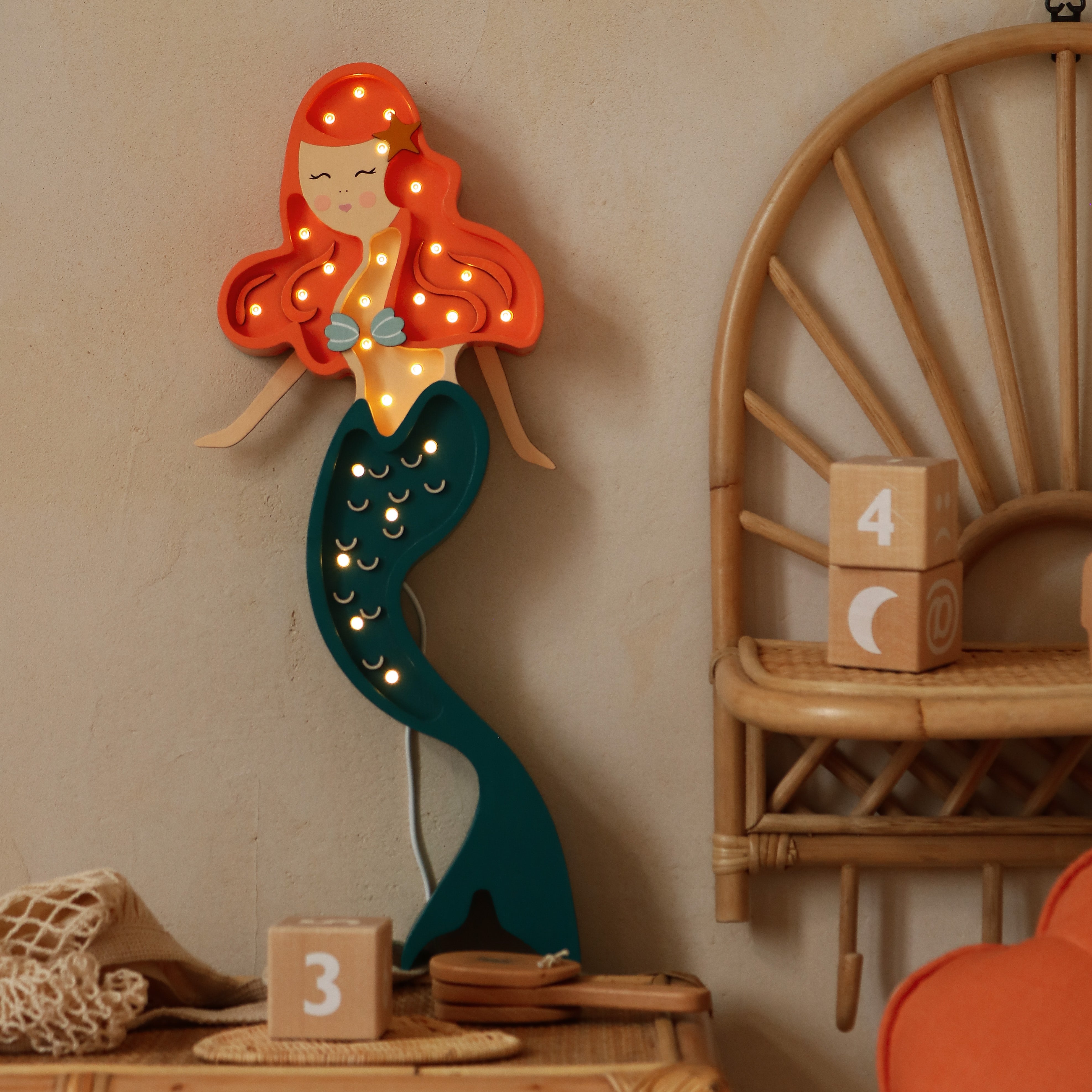 Little Lights Mermaid Night Light  | Ariel