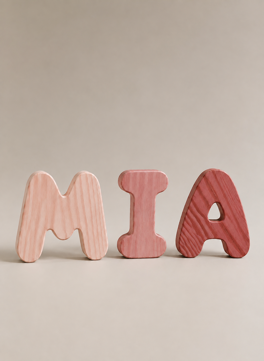 Wooden Bubble Letters | Create Your Own Name