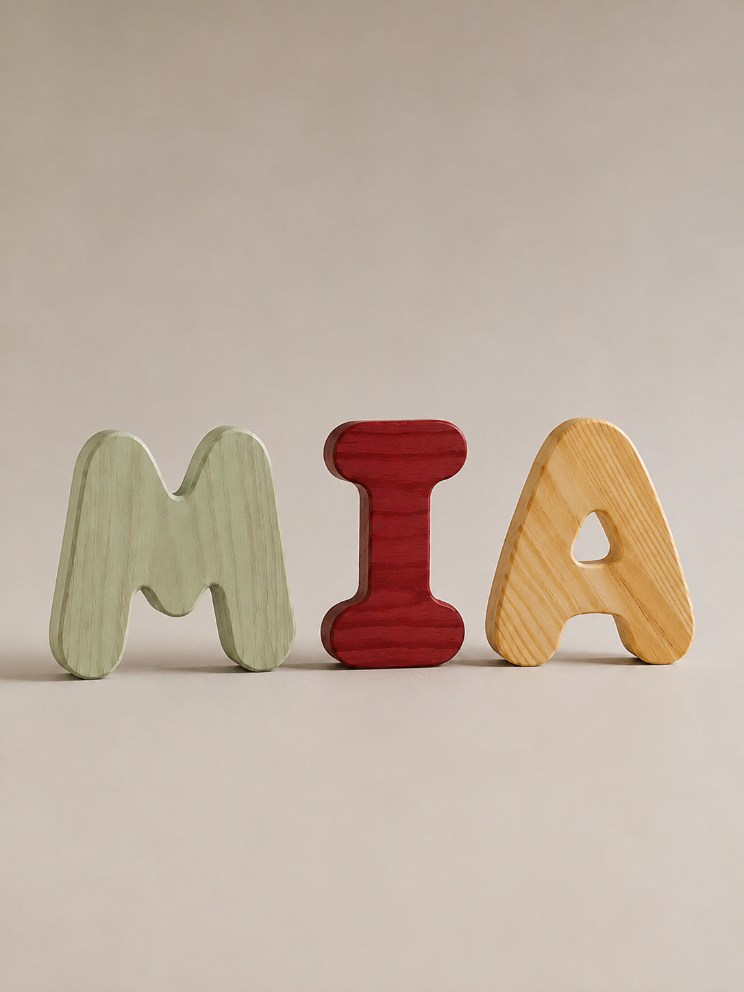 Wooden Bubble Letters | Create Your Own Name