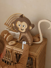 Little Lights Monkey Night Light | Jungle Brown