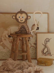 Little Lights Monkey Night Light | Jungle Brown