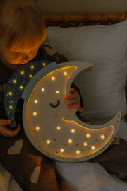Little Lights Mond Nachtlicht | Mitternachtsblau