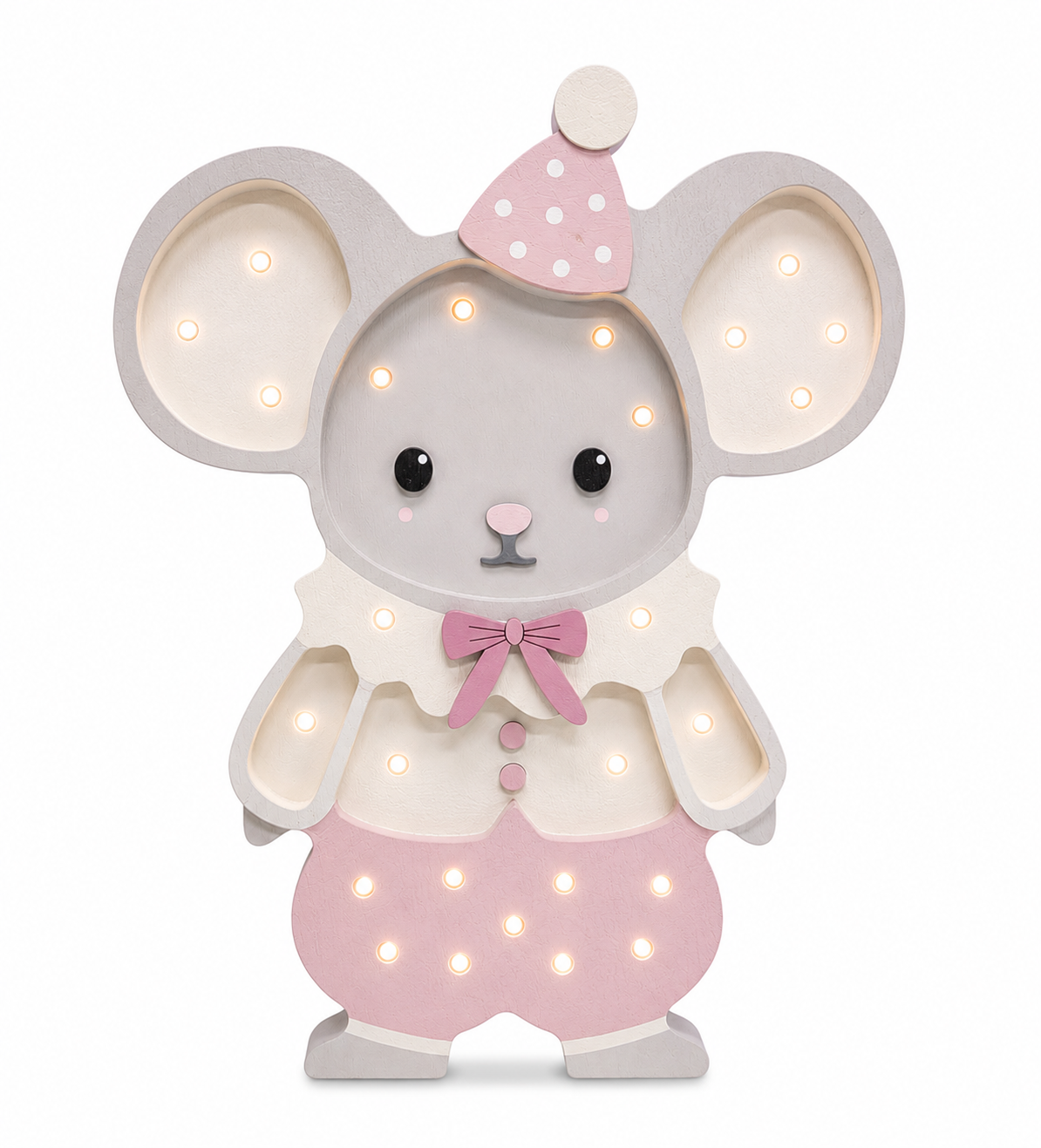 Little Lights Märchenfreund Maus Rose | Marshmallow Rosa