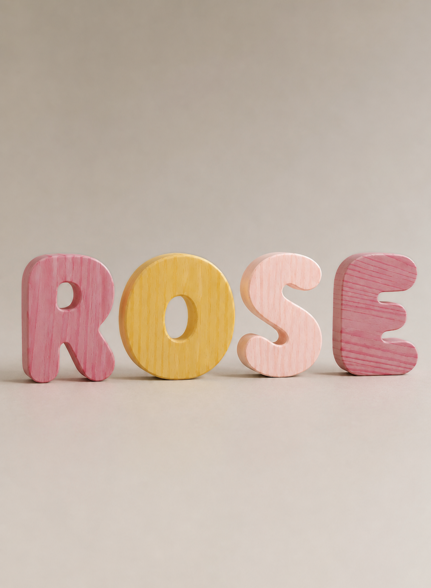 Wooden Bubble Letters | Create Your Own Name