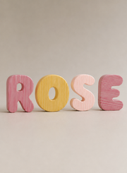 Wooden Bubble Letters | Create Your Own Name