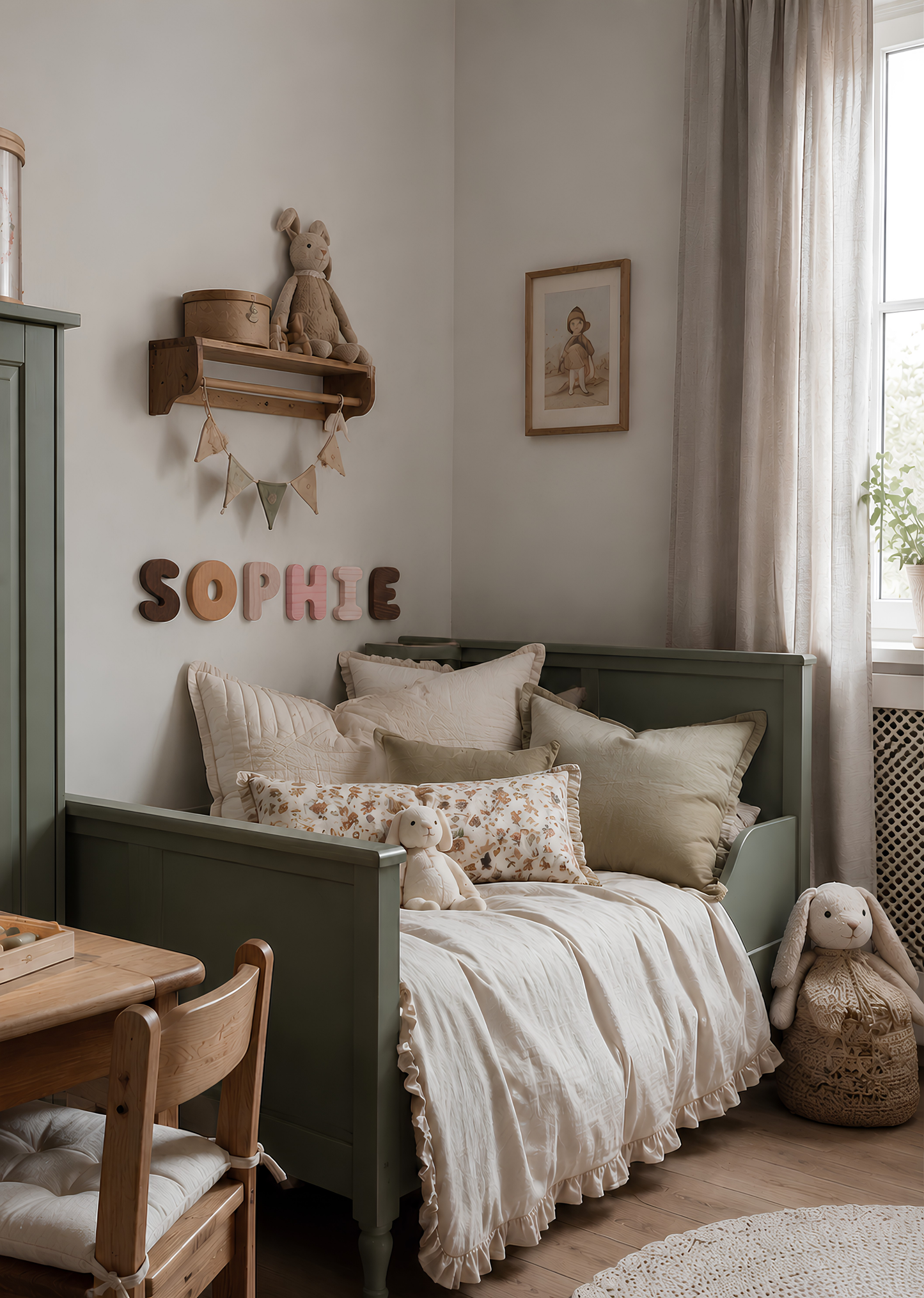 Wooden Bubble Letters | Create Your Own Name