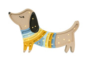 Little Lights Puppy Dachshund Night Light | Cracow Stripes