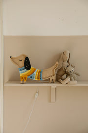 Little Lights Puppy Dachshund Night Light | Cracow Stripes