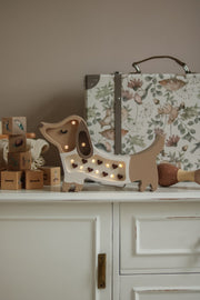 Little Lights Puppy Dachshund Mini Night Light | Chocolate Heart