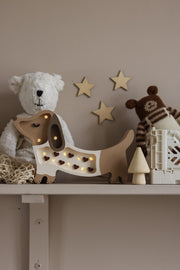 Little Lights Puppy Dachshund Mini Night Light | Chocolate Heart