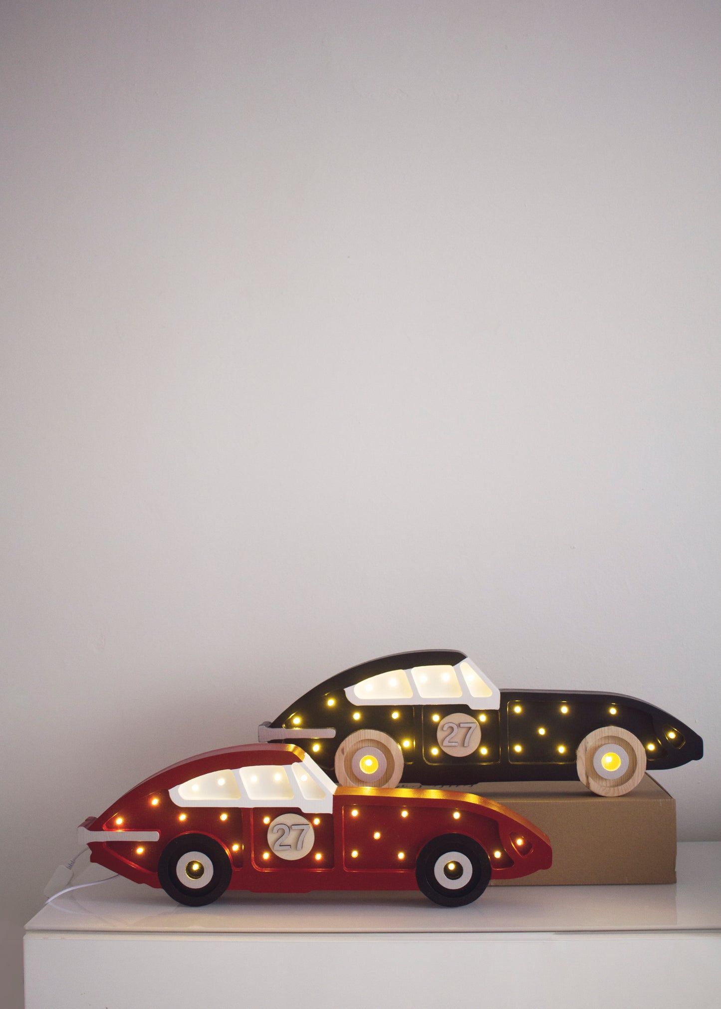Little Lights Race Car Night Light | Black