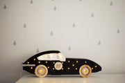 Little Lights Race Car Night Light | Black