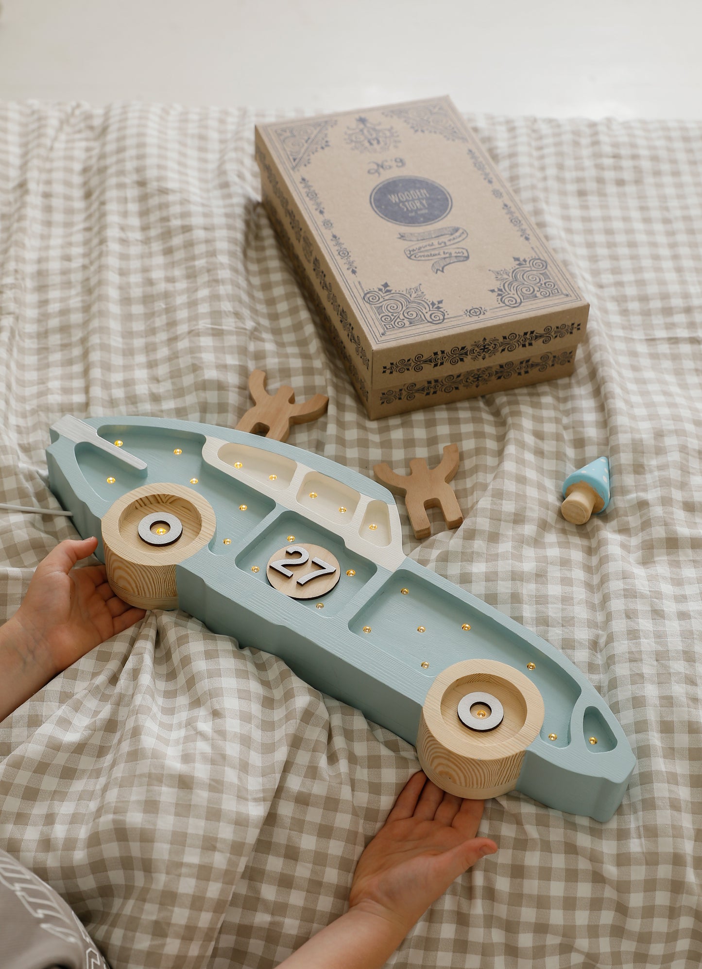Little Lights Race Car Night Light | Retroblue