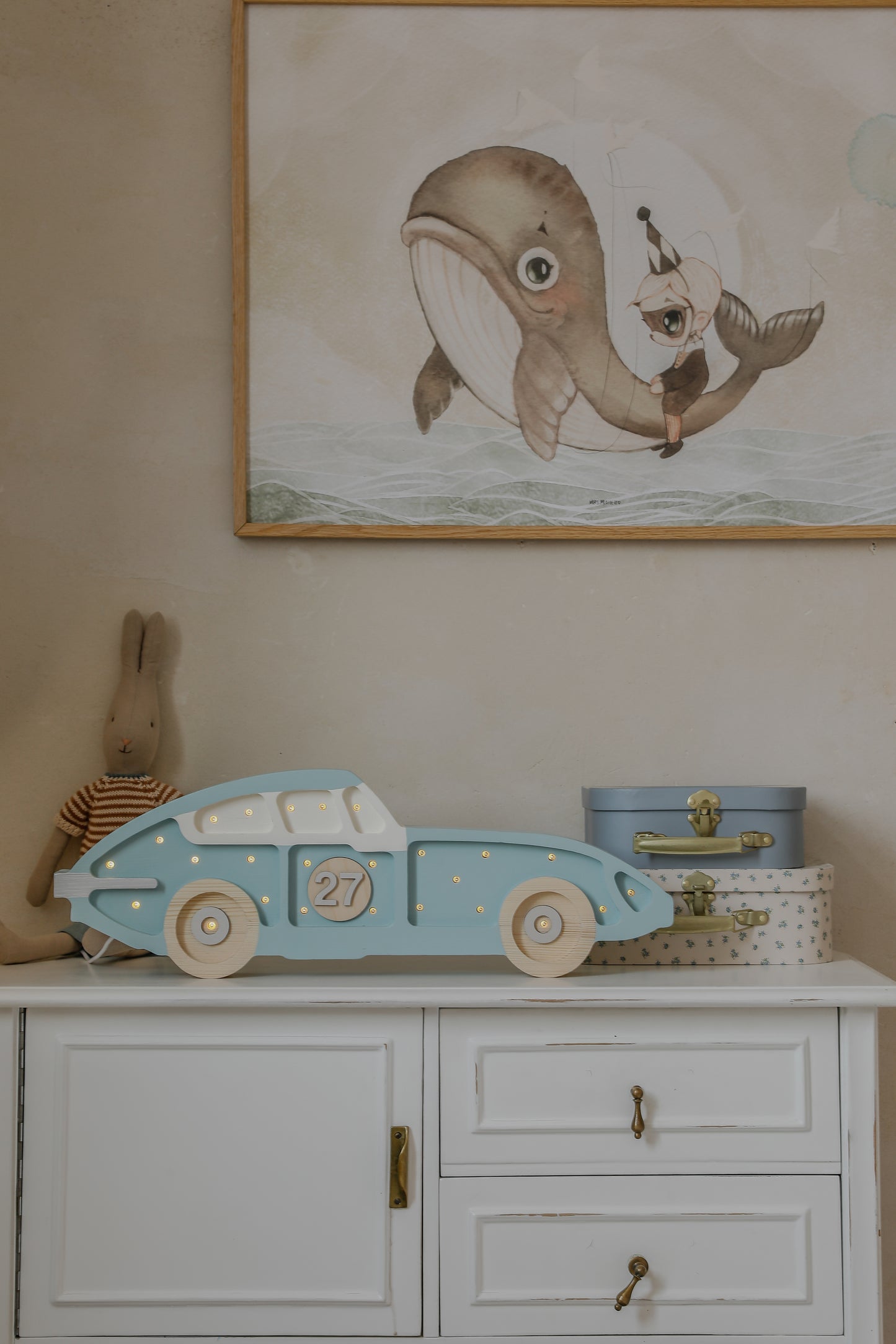 Little Lights Race Car Night Light | Retroblue