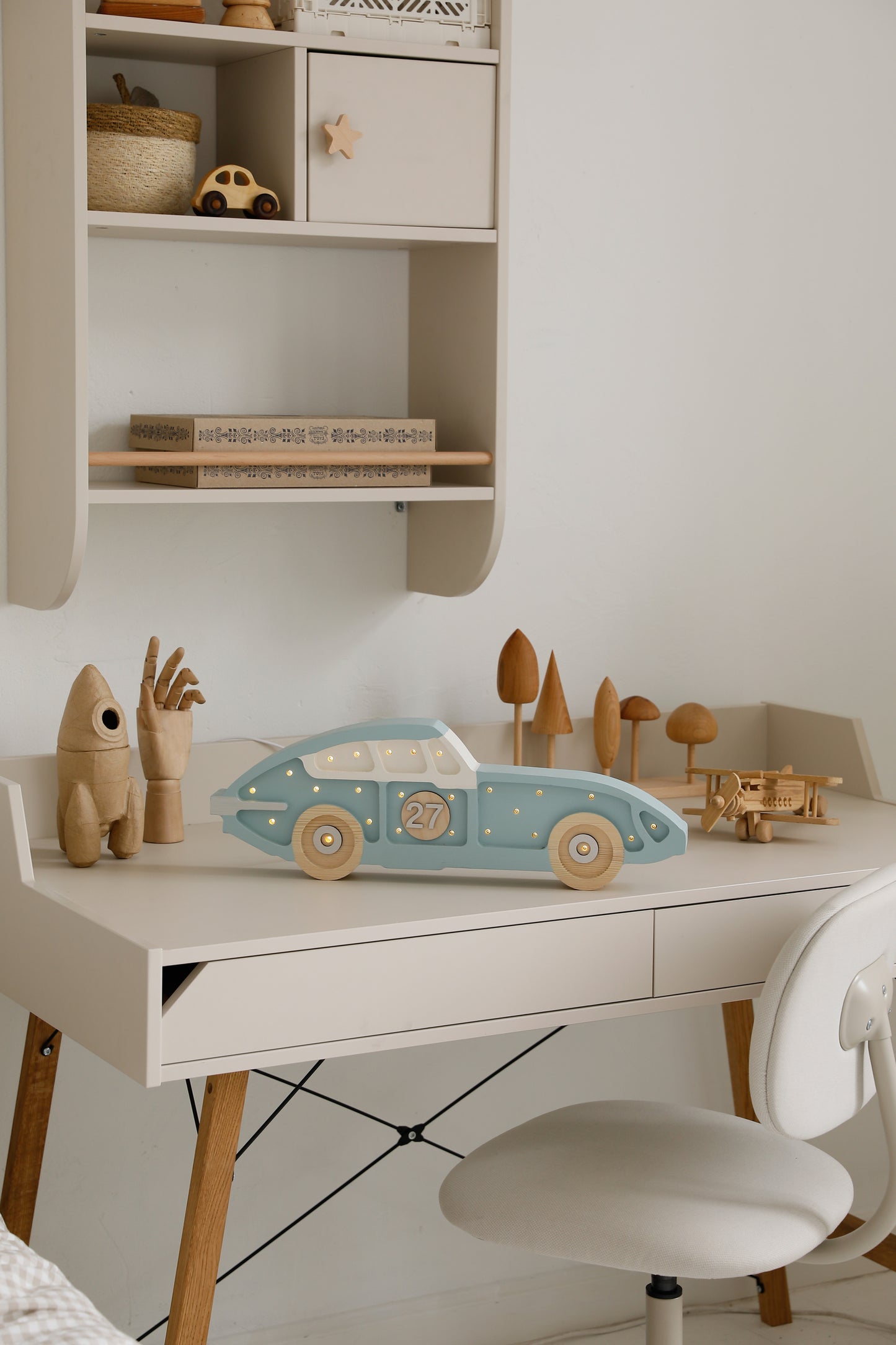 Little Lights Race Car Night Light | Retroblue