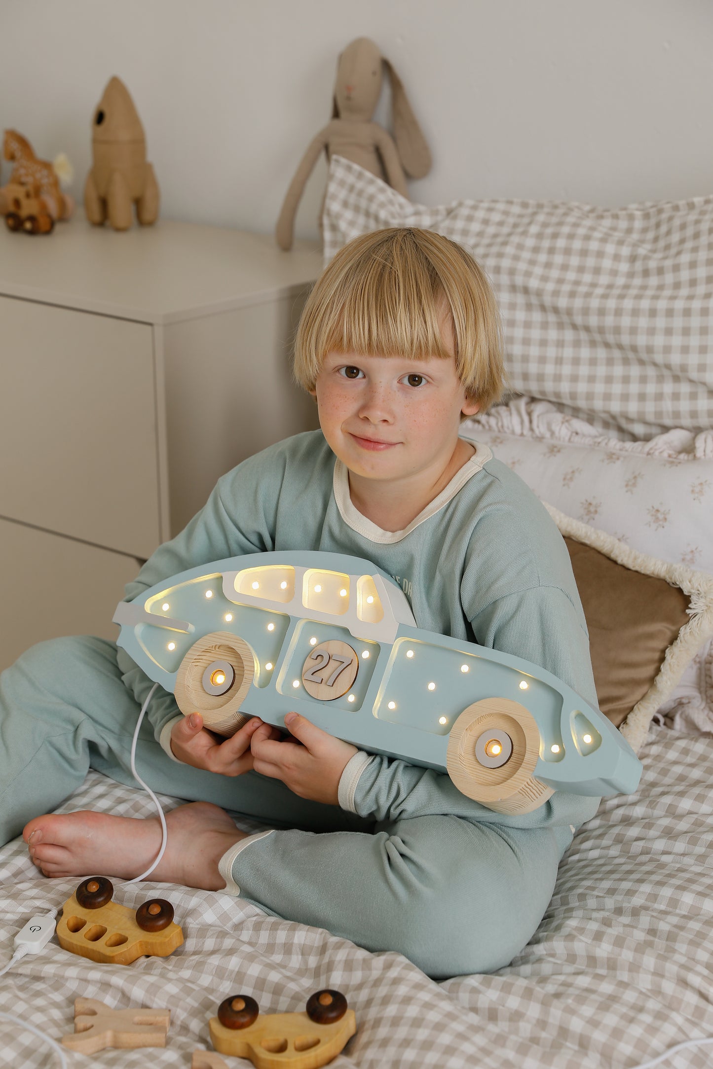 Little Lights Race Car Night Light | Retroblue