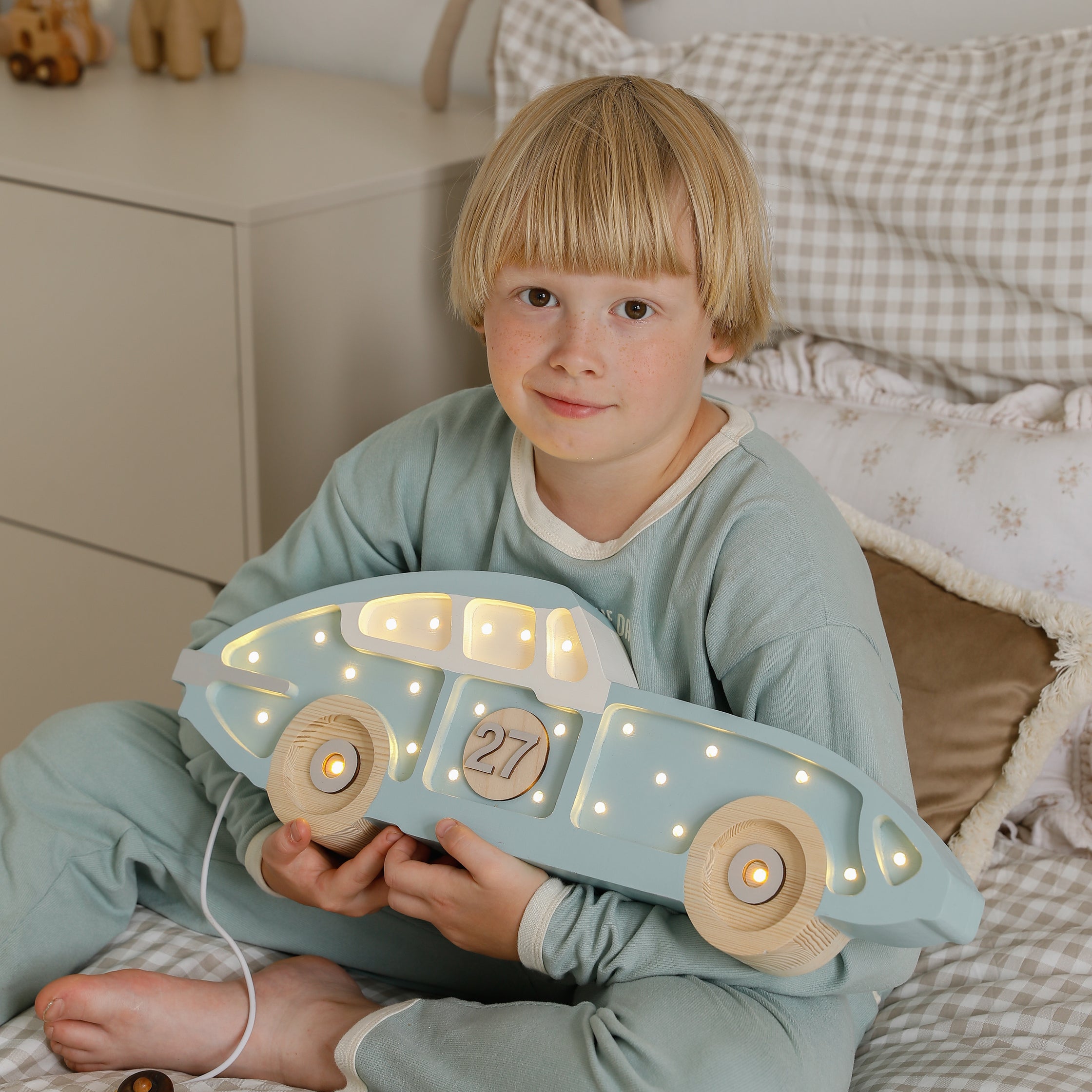 Little Lights Race Car Night Light | Retroblue