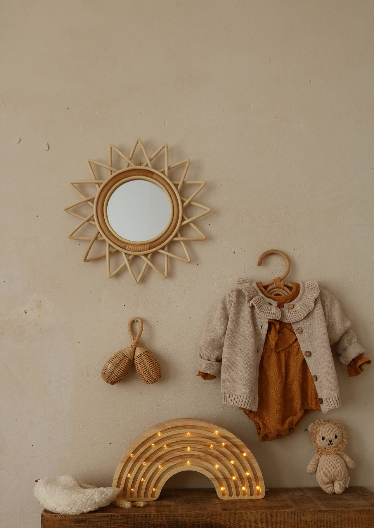 Little Lights Rainbow Night Light | Wood