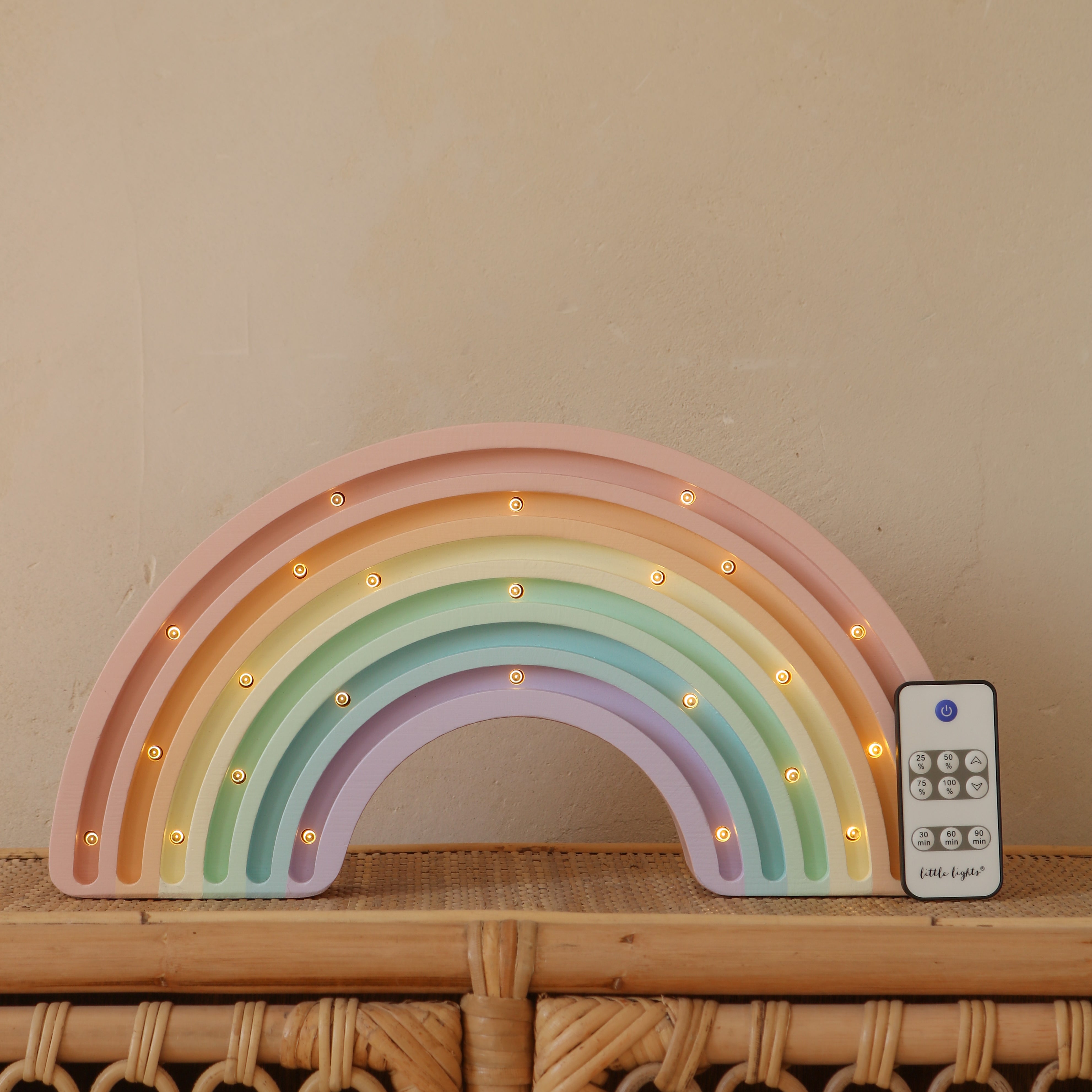 Little Lights Rainbow Night Light | Pastel