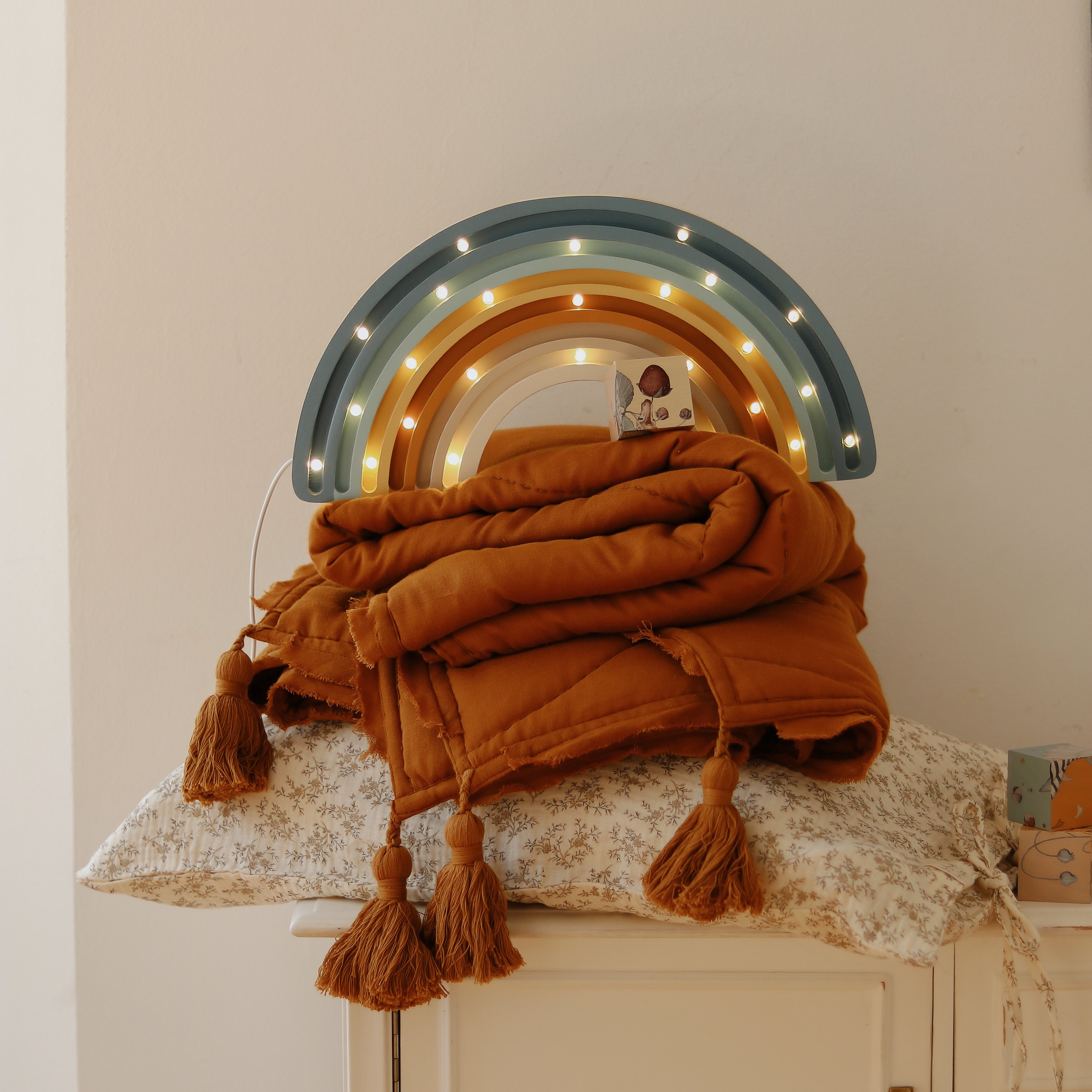 Little Lights Rainbow Night Light | Denim