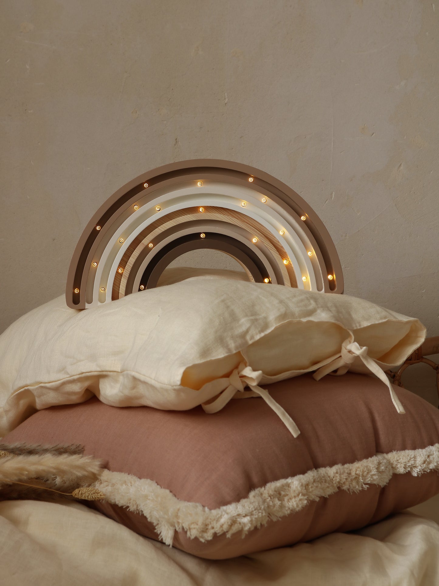 Little Lights Rainbow Night Light | Cappuccino