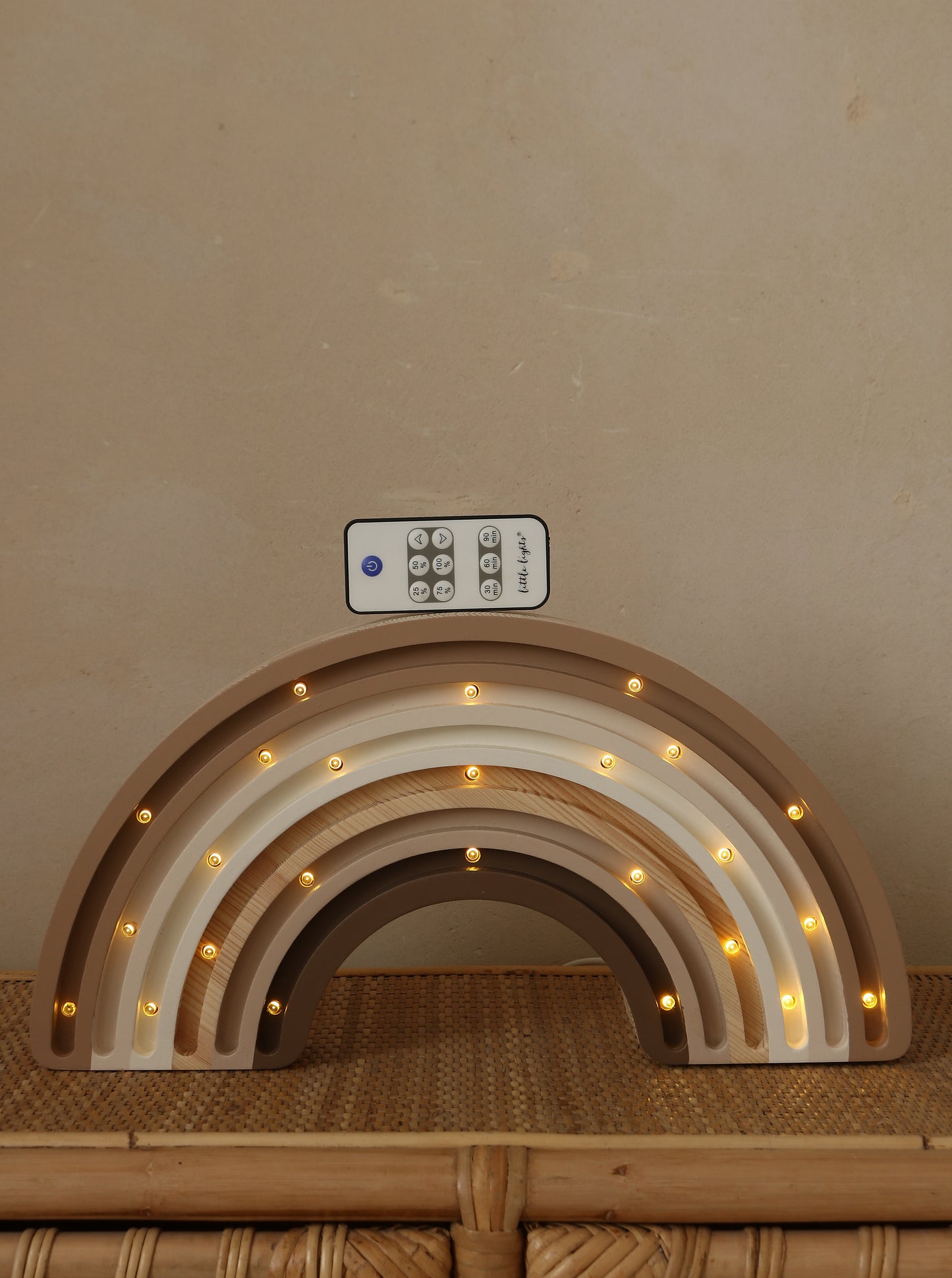 Little Lights Rainbow Night Light | Cappuccino