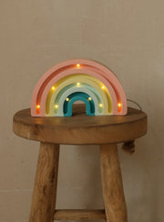 Little Lights Rainbow Mini Night Light | Pastel