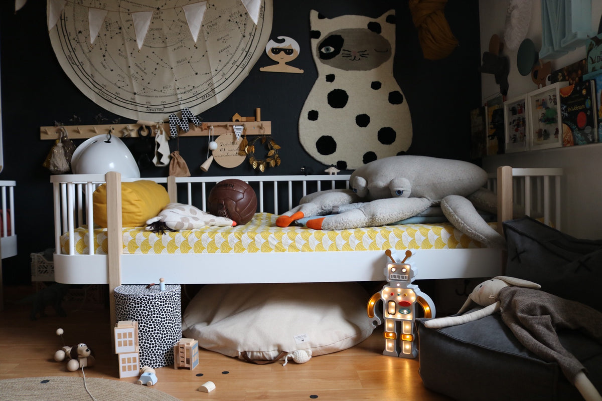 Little Lights Roboter-Nachtlicht | Metallic-Grau