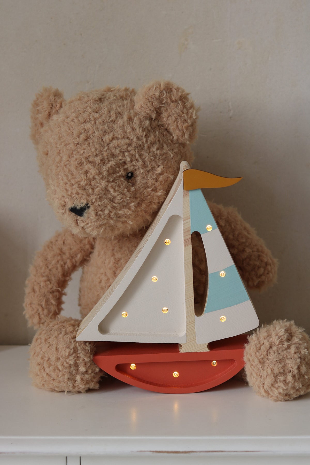 Little Lights Sailboat Night Light | Harbor Clay