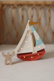 Little Lights Sailboat Night Light | Harbor Clay