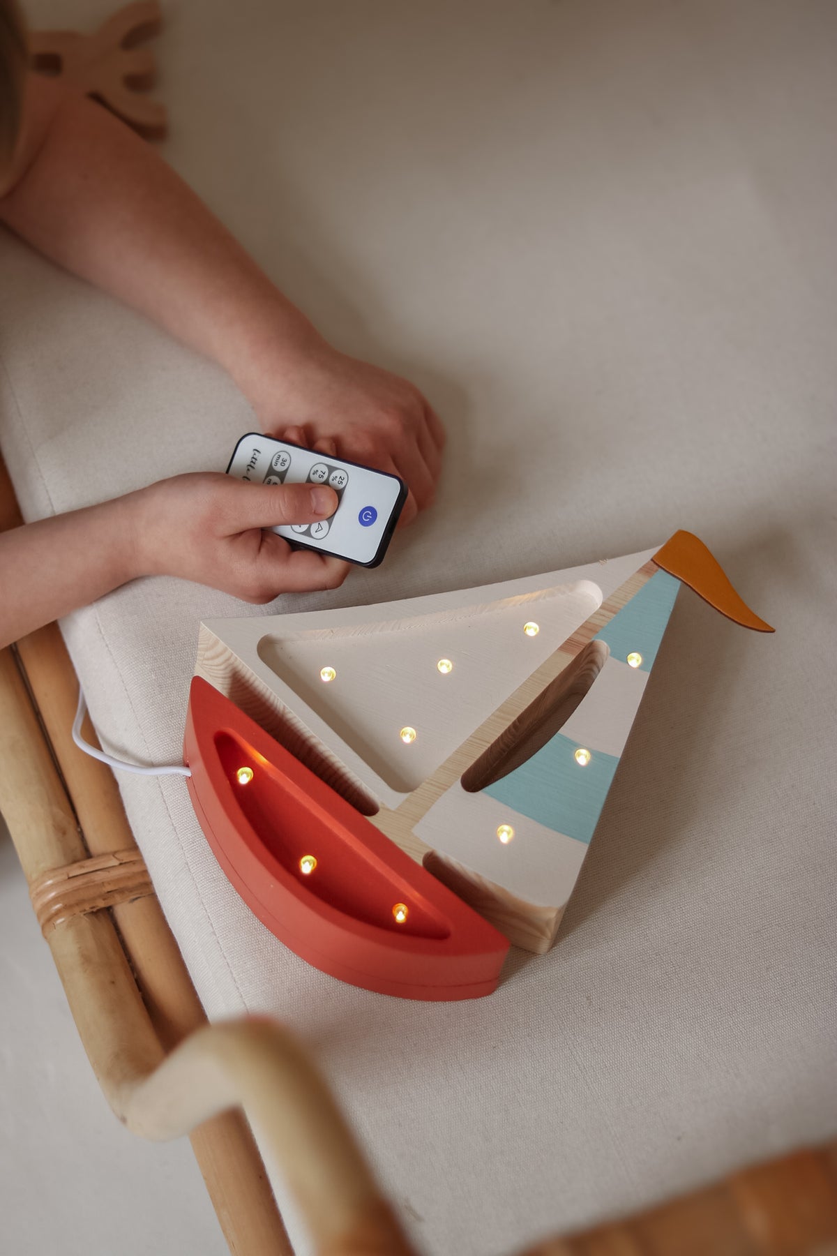 Little Lights Sailboat Night Light | Harbor Clay