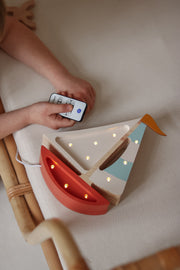 Little Lights Sailboat Night Light | Harbor Clay