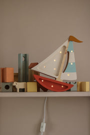 Little Lights Sailboat Night Light | Harbor Clay