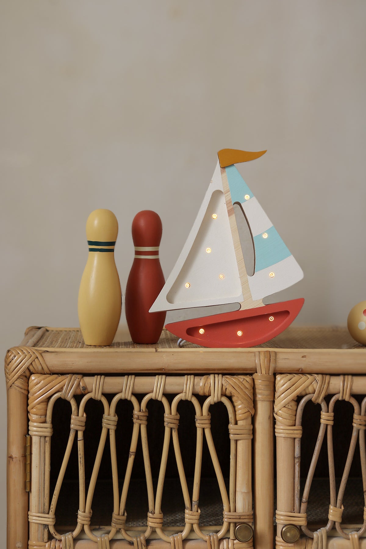 Little Lights Sailboat Night Light | Harbor Clay