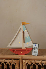 Little Lights Sailboat Night Light | Harbor Clay