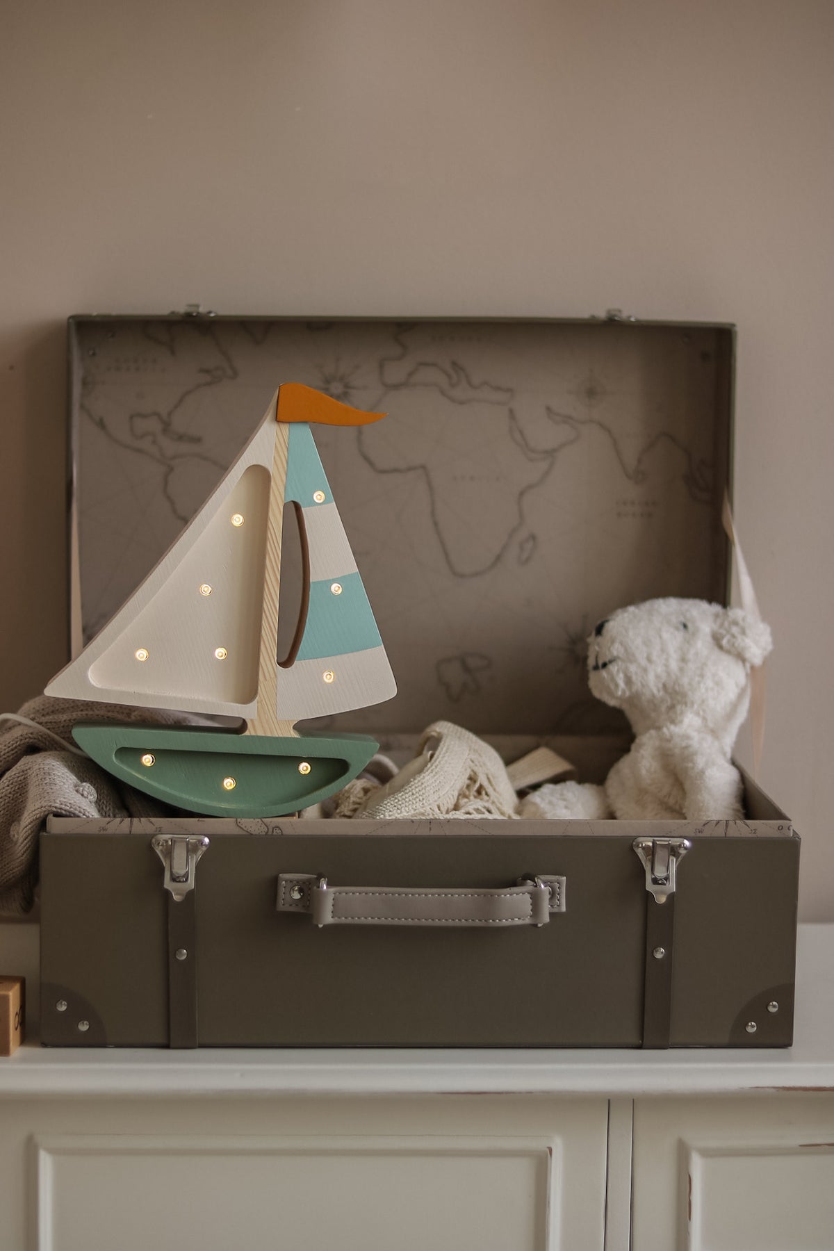 Little Lights Sailboat Night Light | Olive Tree