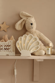 Little Lights Seashell Night Light | Pearl White