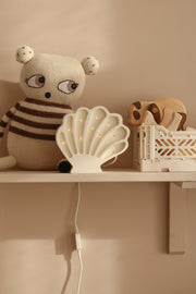 Little Lights Seashell Night Light | Pearl White