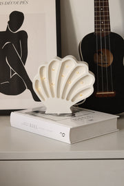 Little Lights Seashell Night Light | Pearl White