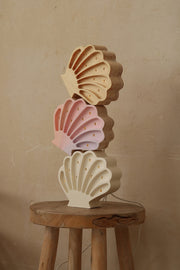 Little Lights Seashell Night Light | Pearl White