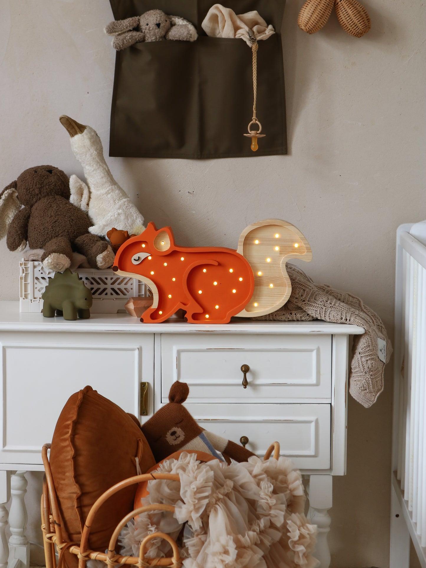 Little Lights Squirrel Night Light | Ginger Wood