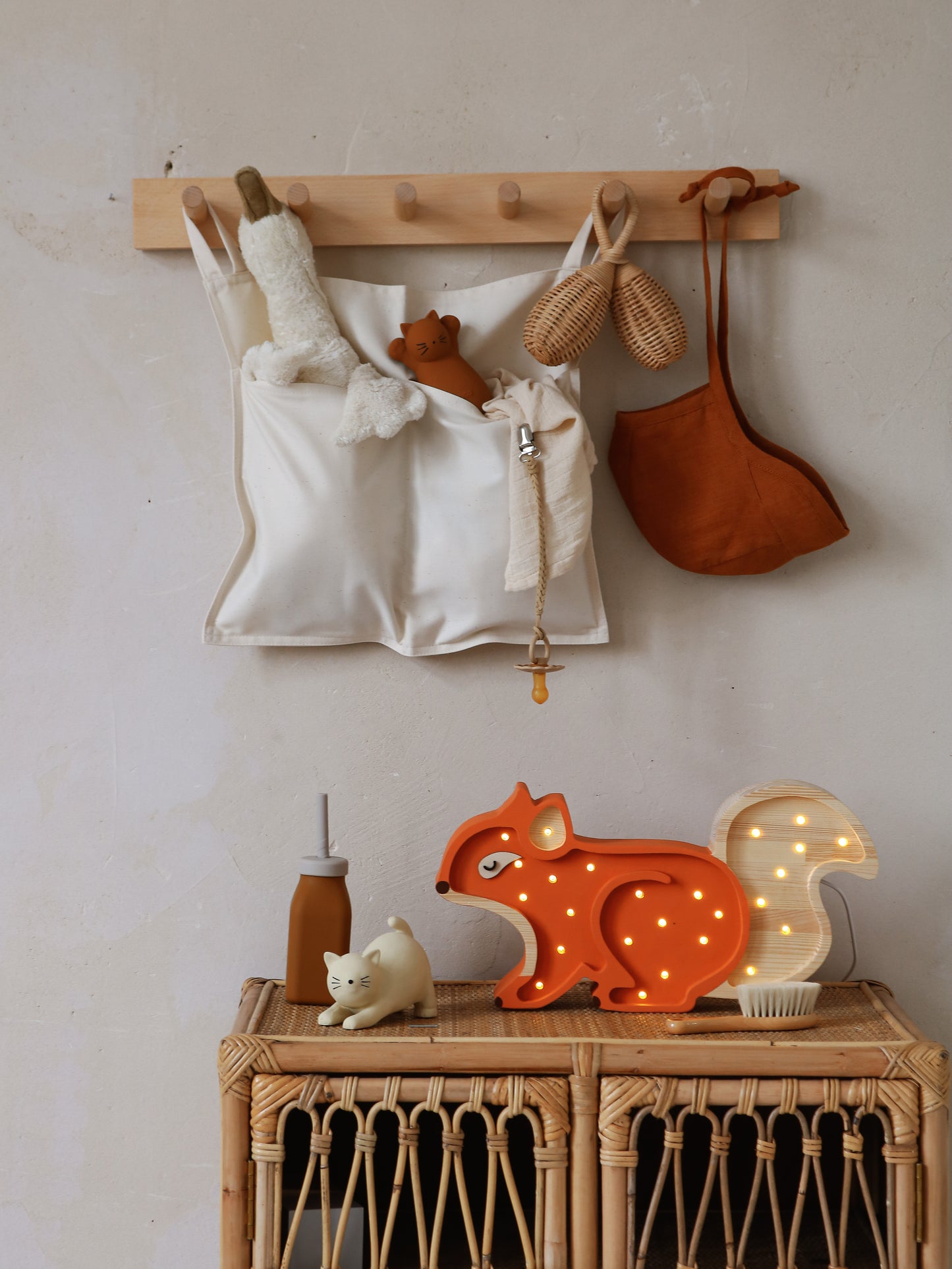 Little Lights Squirrel Night Light | Ginger Wood