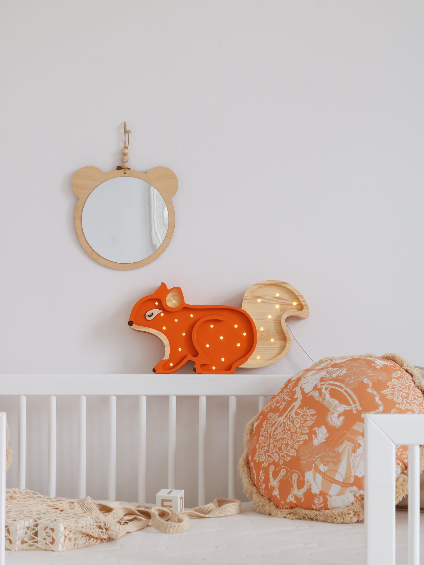 Little Lights Squirrel Night Light | Ginger Wood