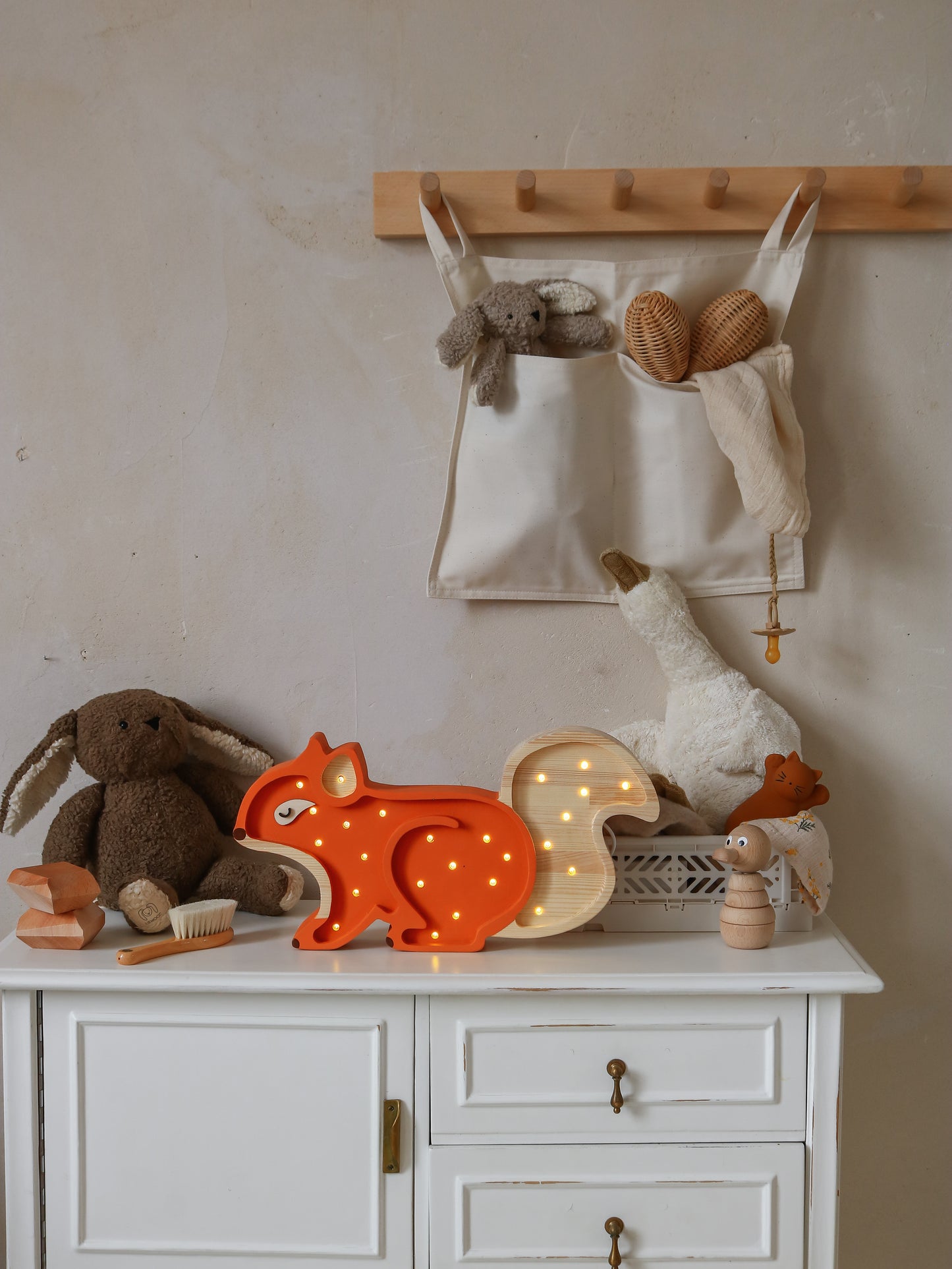 Little Lights Squirrel Night Light | Ginger Wood