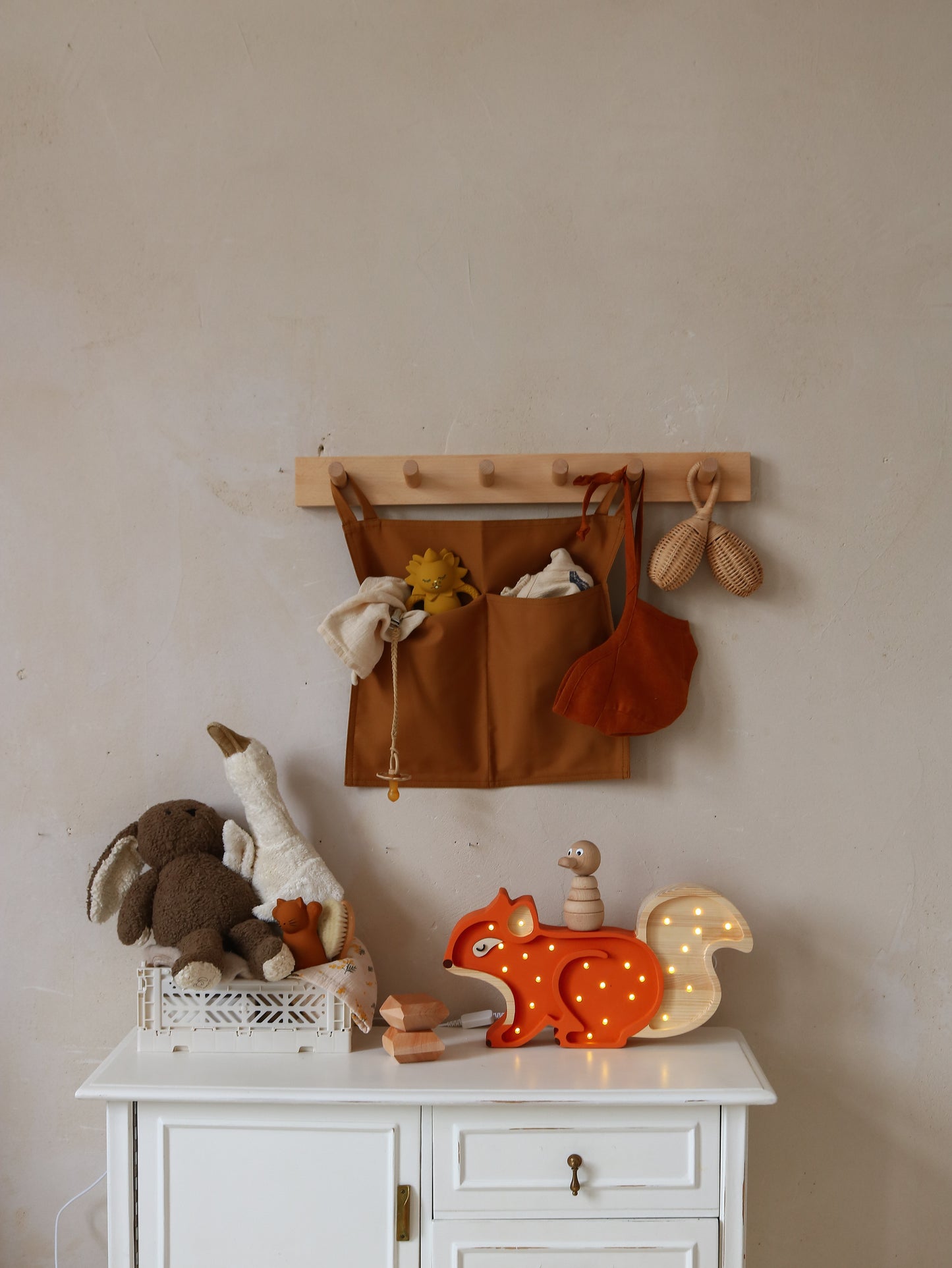 Little Lights Squirrel Night Light | Ginger Wood